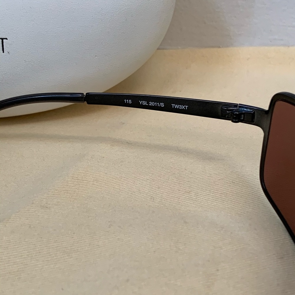 Yves Saint Laurent Dark Metal Rose Sunglasses - Picture 4 of 13
